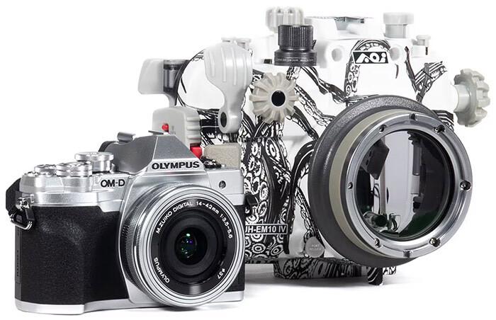 Backscatter Olympus OM-D E-M10 IV Underwater Octo Housing