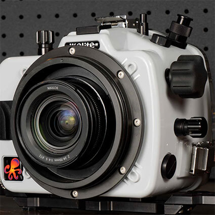 Ikelite housing ABS-PC body material close up