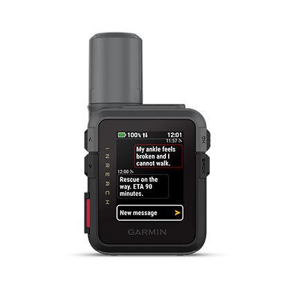 Garmin inReach Mini 3 used for SOS and messaging in remote terrain