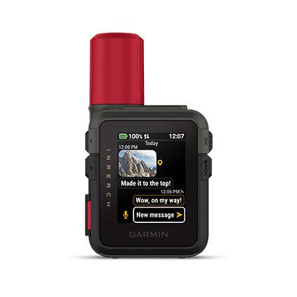 Garmin inReach Mini 3 Plus showing message screen on color display