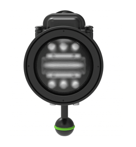 Front LEDs and flash tube layout on Marelux Apollo Y strobe and video light