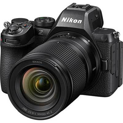 Zoom range illustration of Nikon Z 24-105mm lens
