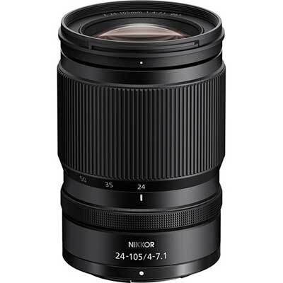 Aperture ring and markings on Nikon Z 24-105mm lens