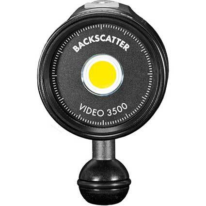 Backscatter Octo 3500 wide 100&deg; beam underwater
