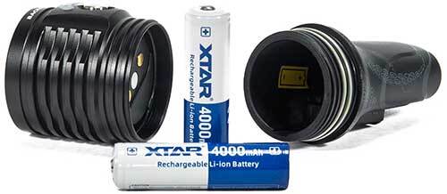 Backscatter Octo 3500 dual 18650 batteries compartment