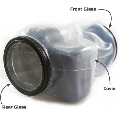 Tactile camera control through flexible housing