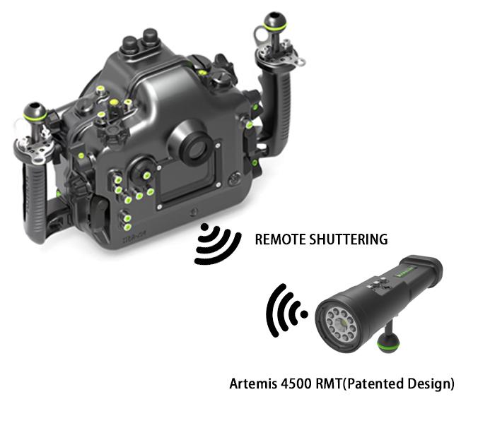 Remote shutter module and quick release baseplate for Marelux Sony a1II and A9III underwater housing