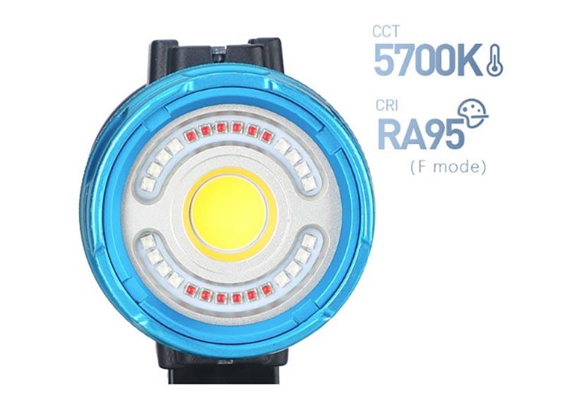 Wide, even beam from Weefine Smart Focus 5000 V2