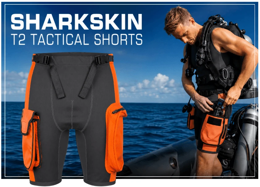 Sharkskin Tactical Shorts- Men