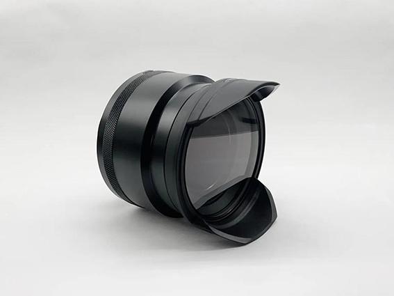 Flat front glass element of SEACAM Optical Precision Port