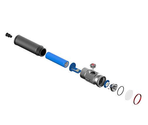 Sea Dragon Mini 1200 robust aluminum body and double O-ring