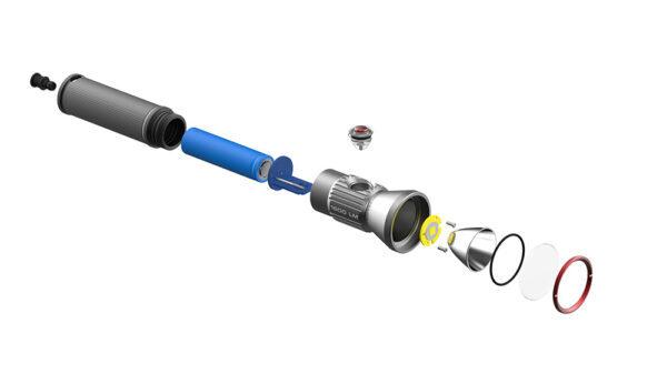 21700 rechargeable battery for the SeaLife Mini 1600s with USB charge port