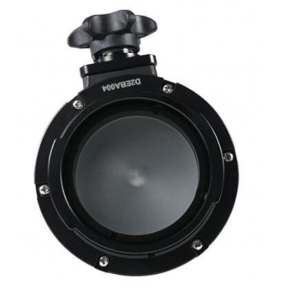 Underwater photograph using Marelux SOFT Mini snoot with tight beam illuminating tiny subject