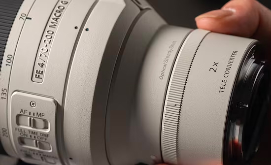 Sony 70-200F4 extender compatibility