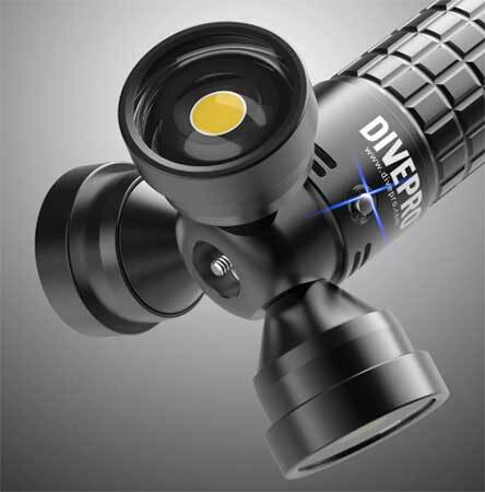 V360Pro producing even 360-degree wraparound illumination underwater