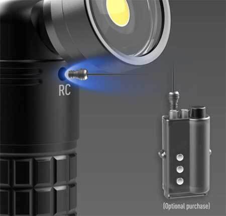 CNC aluminum body, push-button control and 1-inch ball mount