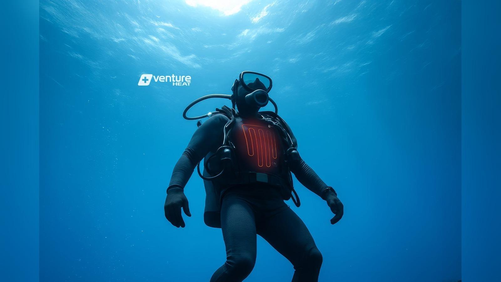Venture Heat DRY V3 Waterproof Diving Vest: heated undervest for drysuit divers