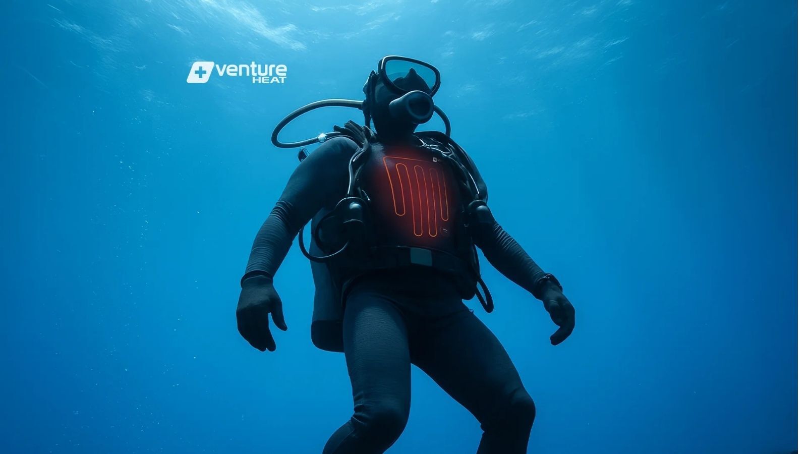 Venture Heat SPORT/PRO/DRY V3 Extra Battery: waterproof 12V power pack for heated dive wear