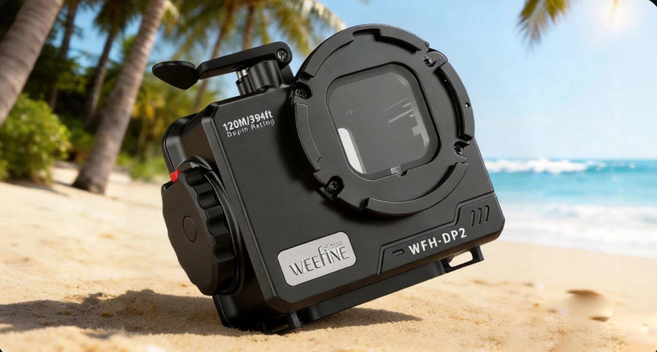 Weefine WFH-DP2 Action Camera Housing for DJI Osmo Action 6 underwater