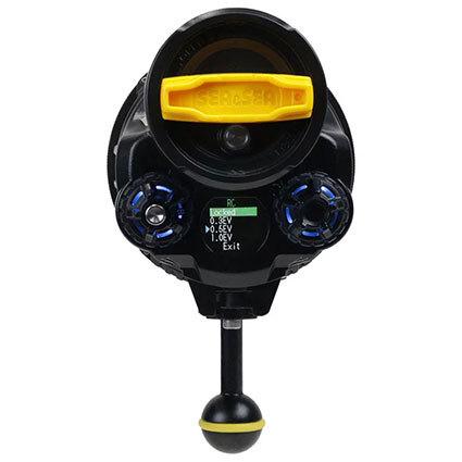 YS-D130R LCD display and mode dial