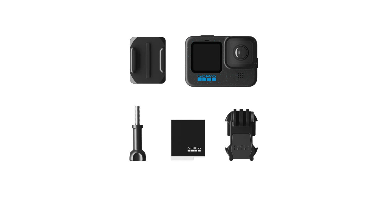 Gopro Hero 12 Black Specialty Bundle w/Enduro Battery + 64GB SD Card 