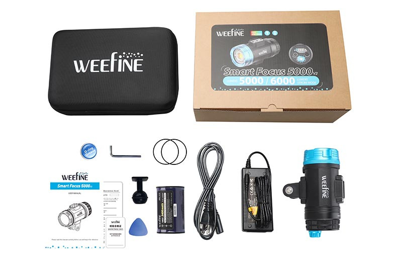 wee fine smart focus6000 ダイビング 用水中ライト