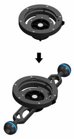 Nauticam レンズホルダー Nauticam Single Lens Holder