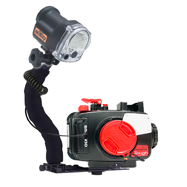 Olympus TG-7 and TG-6 Housing and Strobe Package