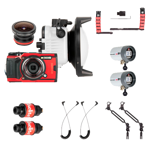 Ikelite Olympus TG-7 TG-6 Wide Angle Package