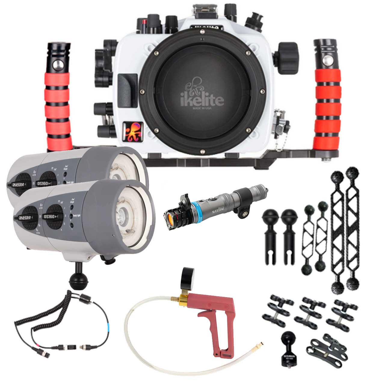 Ikelite Sony A1 Housing, Strobe Package