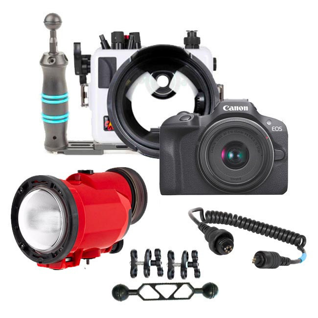 200DLM/D Underwater Housing and Canon EOS R100 Camera Kit