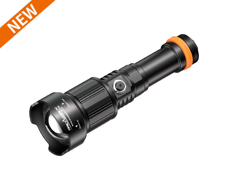OrcaTorch ZD710 Zoomable Dive Light