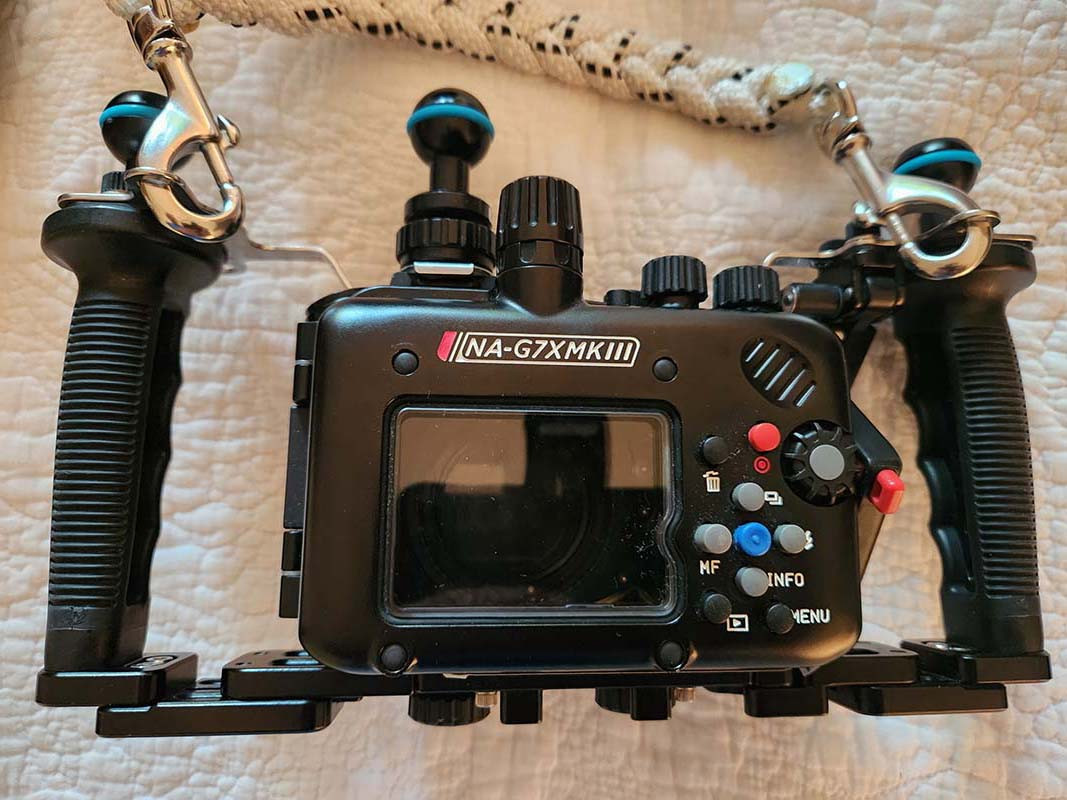 USED: Nauticam Canon G7x mark III Underwater Housing Bundle