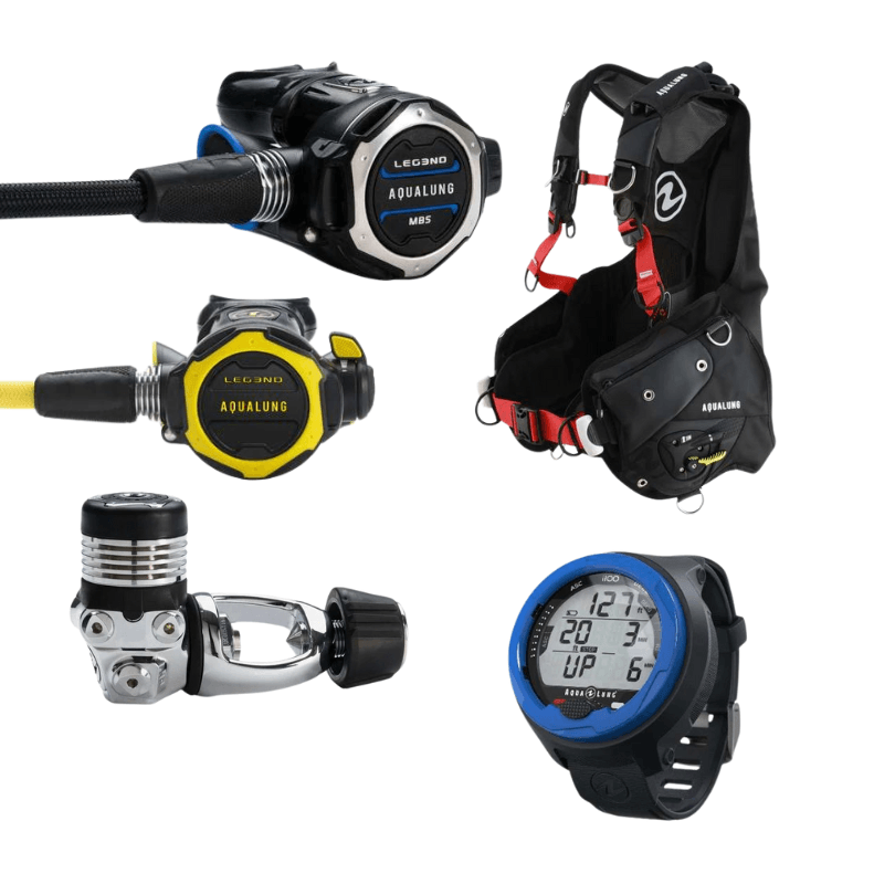 Axiom i3+ BCD and Leg3nd MBS Regulator w/ Free Dive Computer