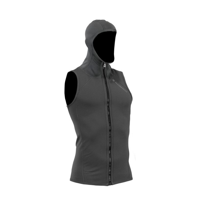 Sharkskin Titanium 2 Vest with Hood - Full Zip - Men