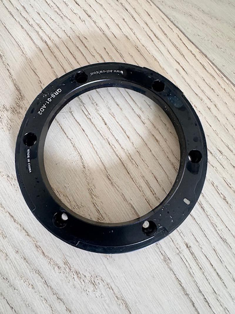 USED:  AOI Quick Release System 01 Adapter 2 for AOI UWL-09 PRO