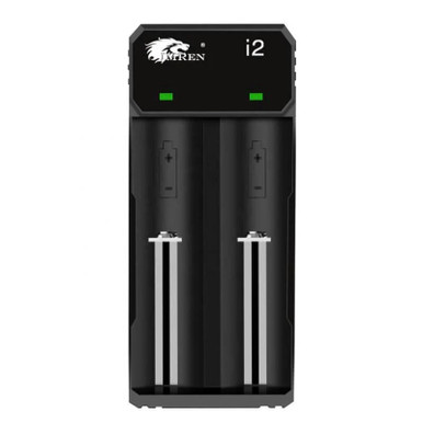 Imren 18350/18650 Rechargeable Battery Charger with 2 Bays
