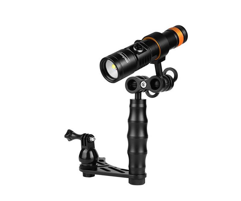 Orcatorch D710V MkII Single Light Combo Kit for GoPro
