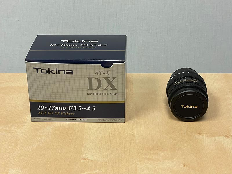 USED Tokina AT-X 10-17mm f/3.5-4.5 Fisheye Zoom lens, Nikon Mount