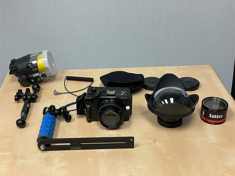 USED: Ultimate Recsea Sony RX100 Package with Strobe and Wet Lenses