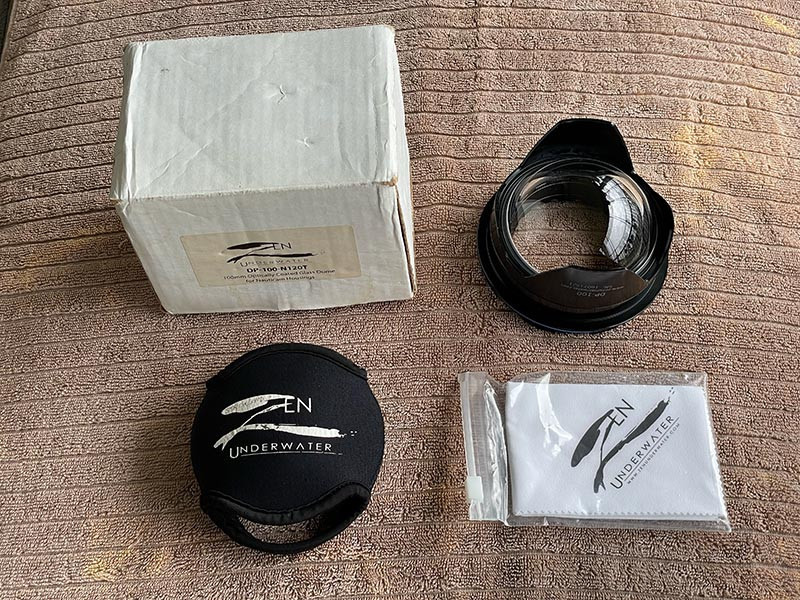 USED: Zen Fisheye Dome for Nauticam, Tokina 10-17 Lens and Zoom Gear