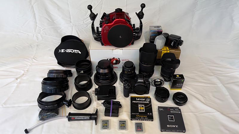 USED: Isotta Nikon Z7, Z6 Underwater Housing & Camera Kit