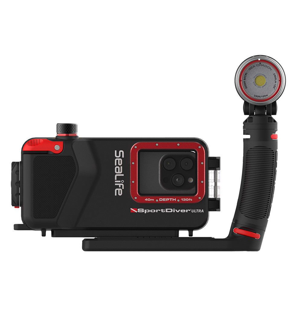 Sealife SportDiver Ultra Underwater Smartphone Housing & Sea Dragon 2300 Light Set (Limited Edition)