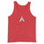 ACCELER FITNESS Tank Top dark colors with light gray logo