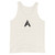 ACCELER FITNESS Tank Top light colors with black logo