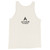 ACCELER FITNESS Tank Top light colors with black logo