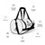 ACCELER FITNESS gym bag white with black logo