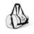 ACCELER FITNESS gym bag white with black logo