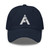 ACCELER FITNESS baseball cap dark colors with light gray logo