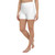 ACCELER FITNESS Yoga Shorts white with light gray logo
